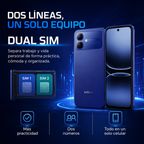 Infinix Smart 20 128GB 4GB RAM Dual SIM Pantalla 6.78” 120Hz Batería 5200mAh