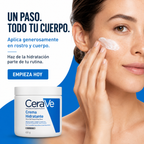 Crema Hidratante CeraVe 454 g – Piel Seca a Muy Seca | Ceramidas + Ácido Hialurónico, Hidratación 24h