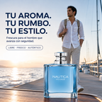 Perfume Nautica Voyage para Hombre EDT 100 ml  Fresco y Acuático